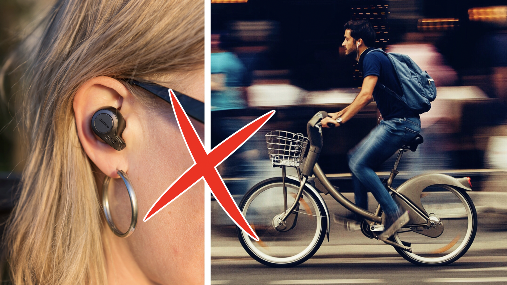 På flera platser runtom i världen kan det stå en dyrt om man cyklar med hörlurar.